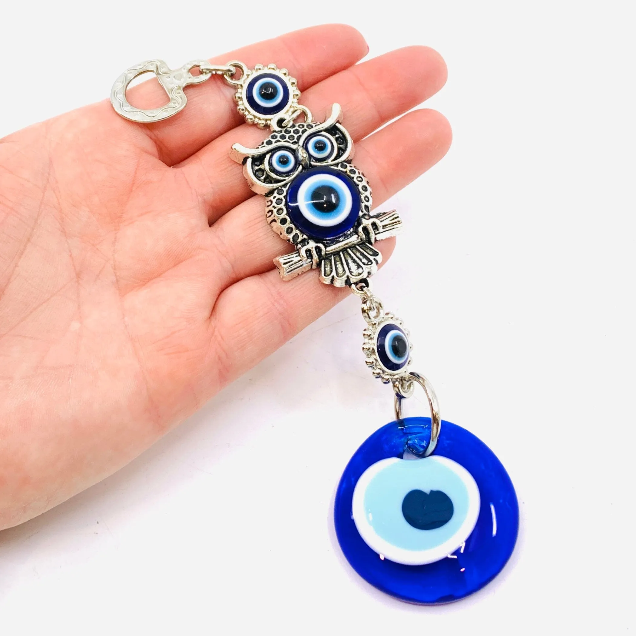 Evil Eye Baby Owl Hanger