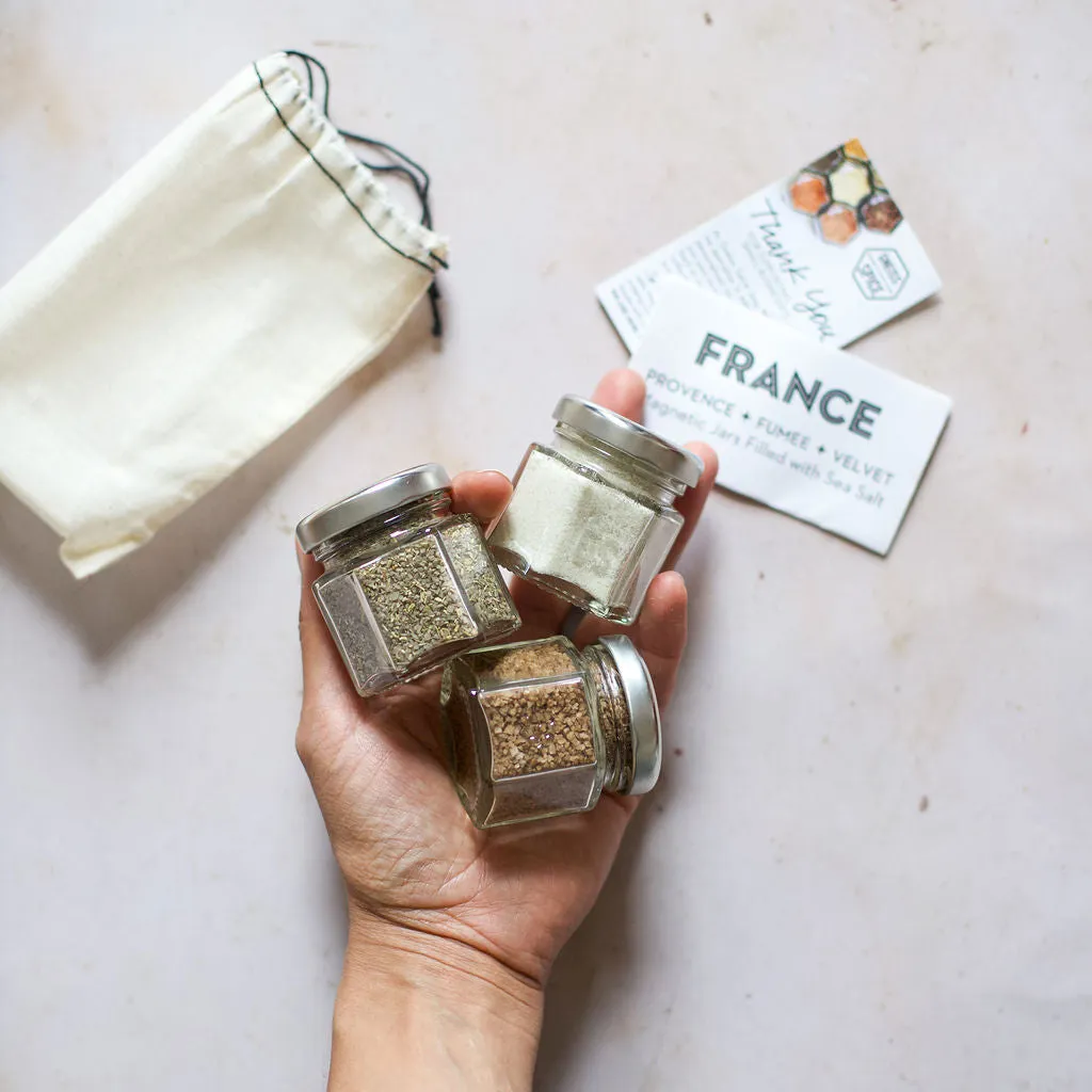 Fancy French Salts — Velvet, Herbes de Provence & Fumée Sea Salts