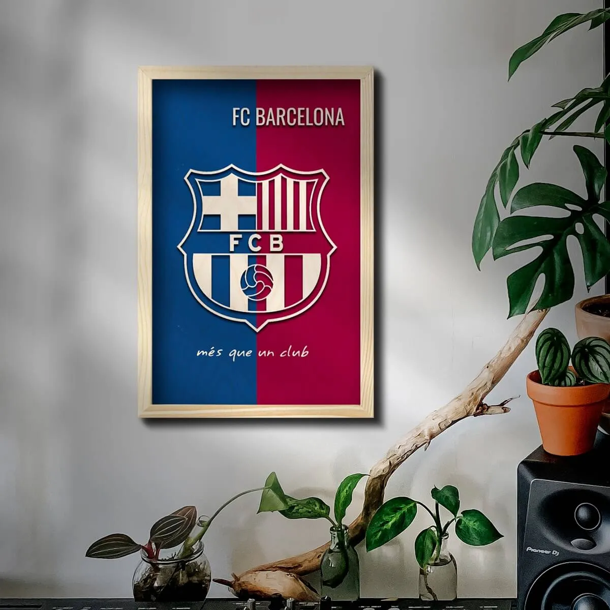 FC Barcelona Wooden Wall Art