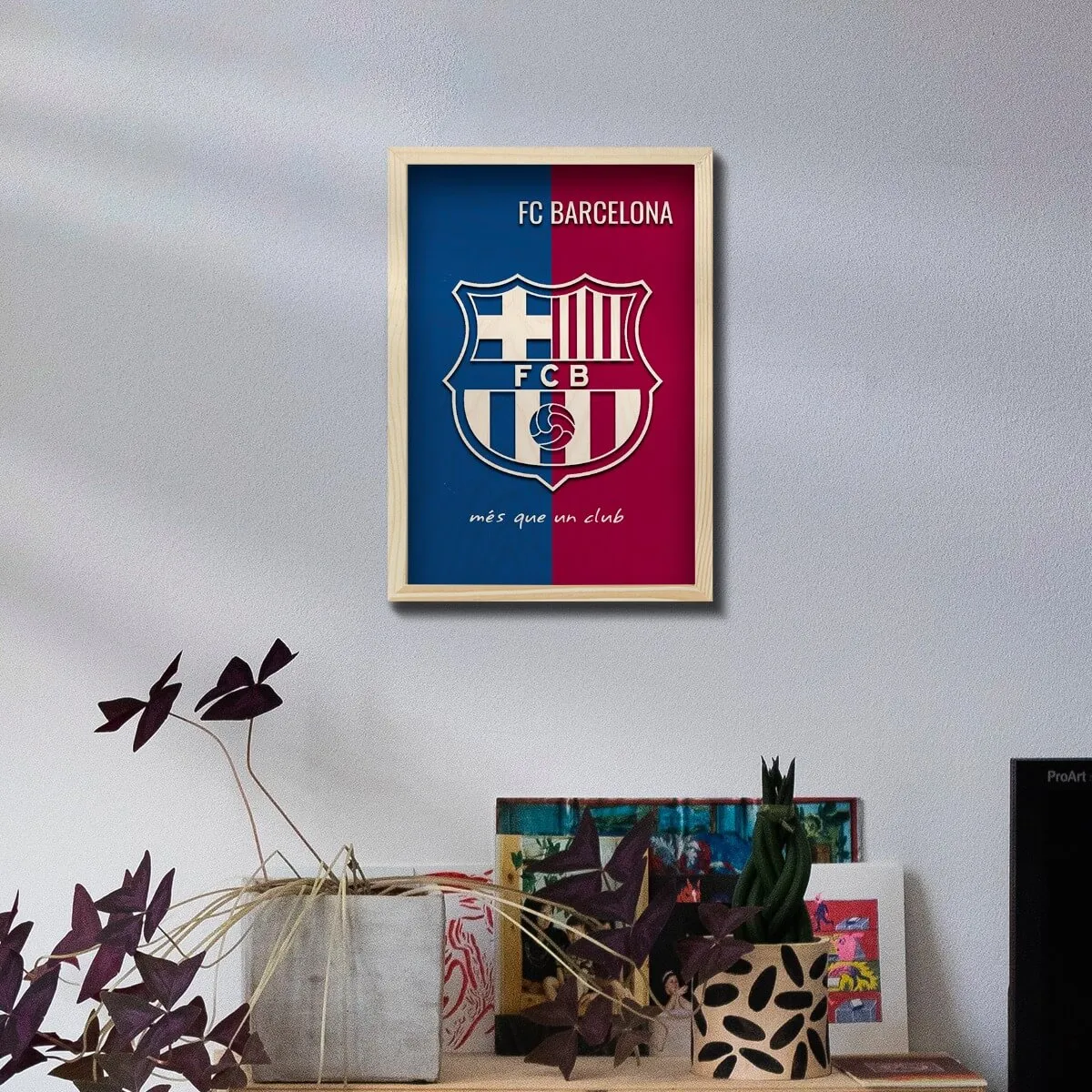 FC Barcelona Wooden Wall Art