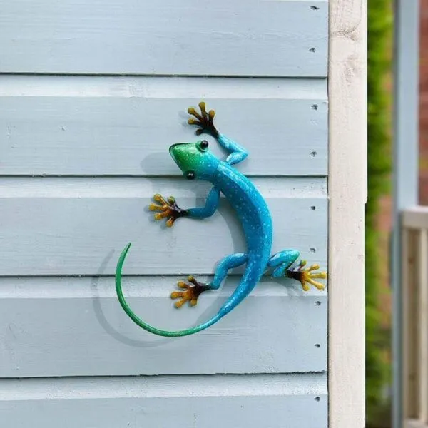 Flamboya Azure Gecko Wall Art