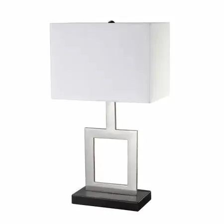 Globe Electric Haven 21" Brushed Nickel Table Lamp