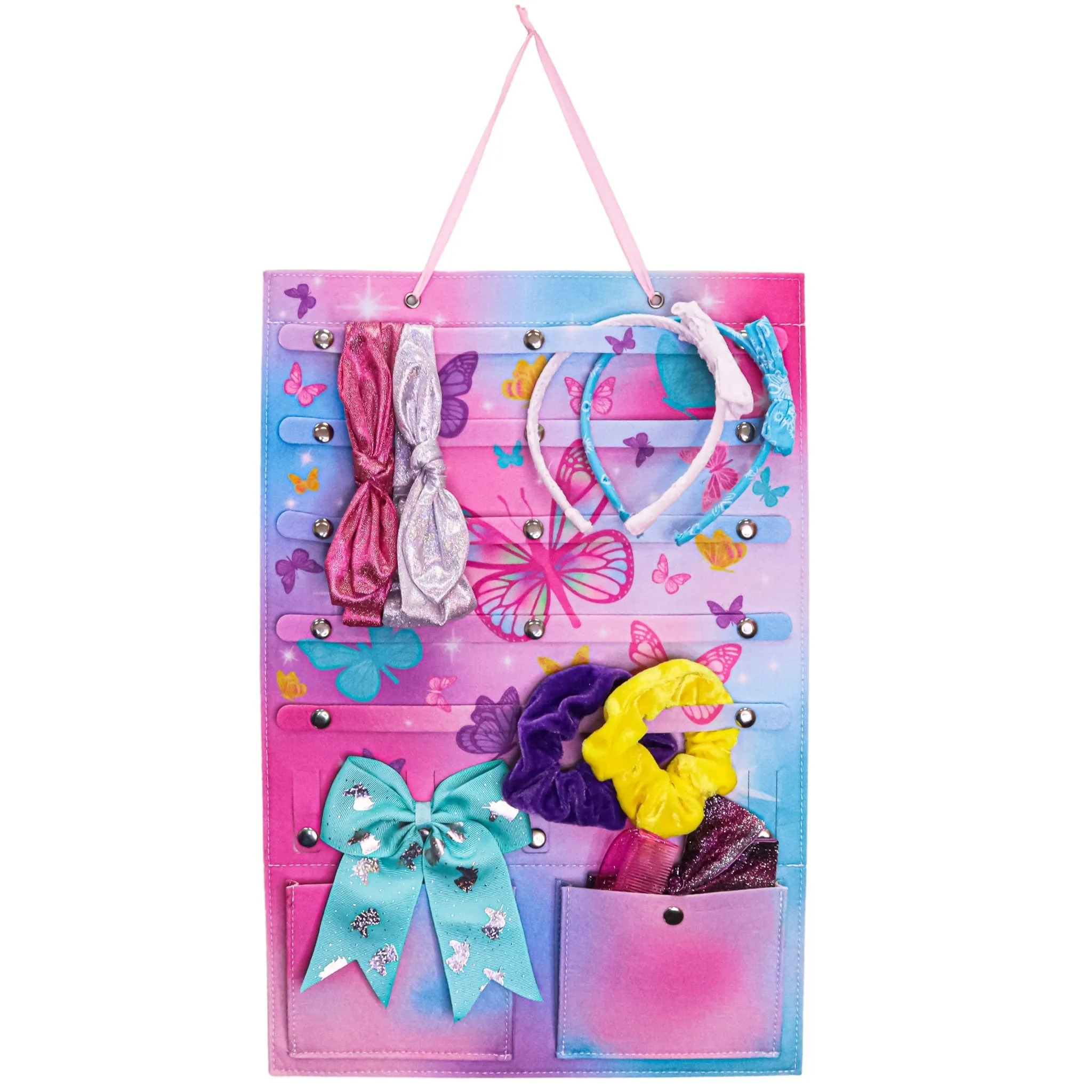 Hanging Butterfly Hair Accessories Organizer