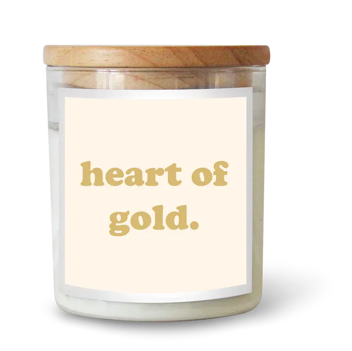 Heart of Gold Candle