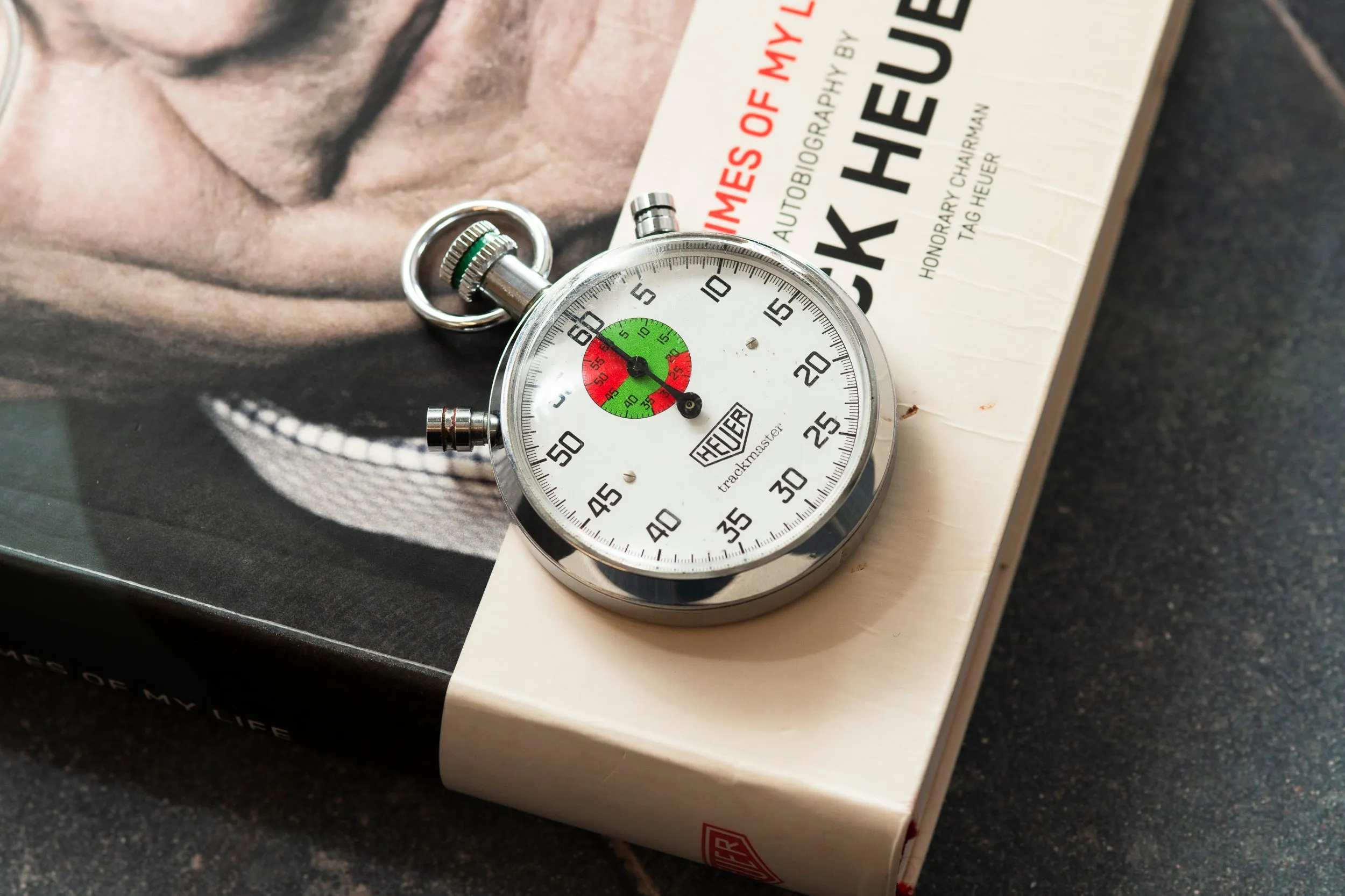 Heuer Trackmaster Stopwatch