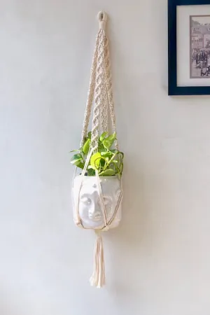 HoM Handcrafted Macrame 'Pearl' Plant Hanger