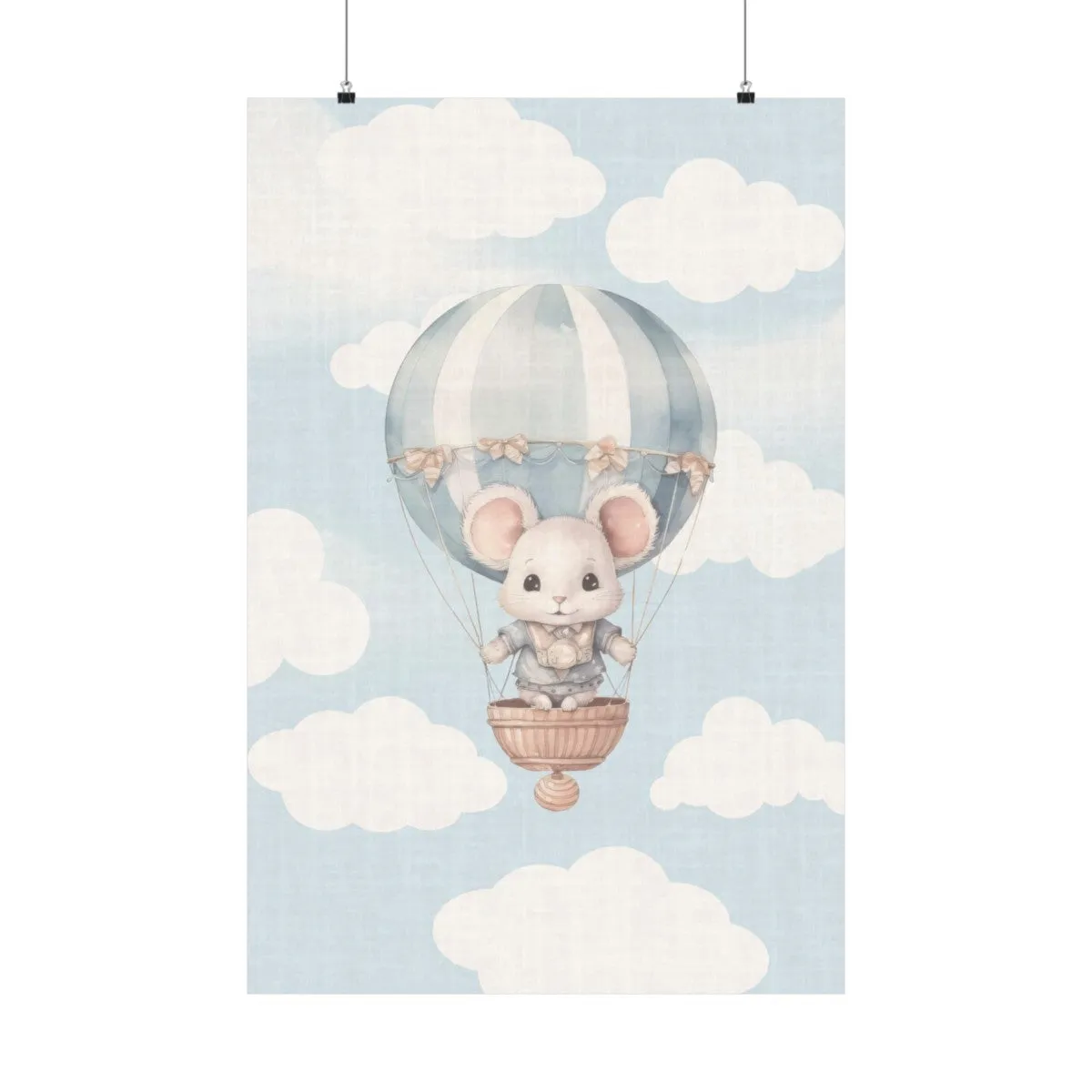 Hot Air Balloon Nursery Wall Art