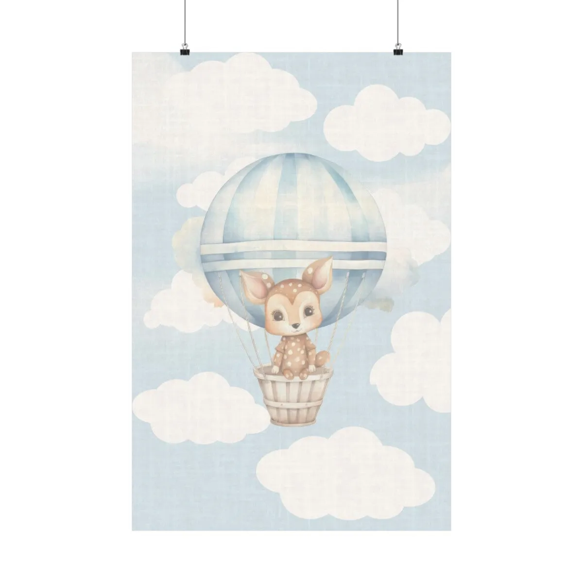 Hot Air Balloon Nursery Wall Art