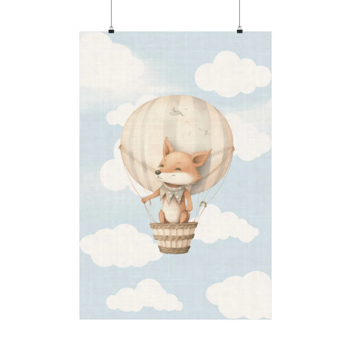 Hot Air Balloon Nursery Wall Art