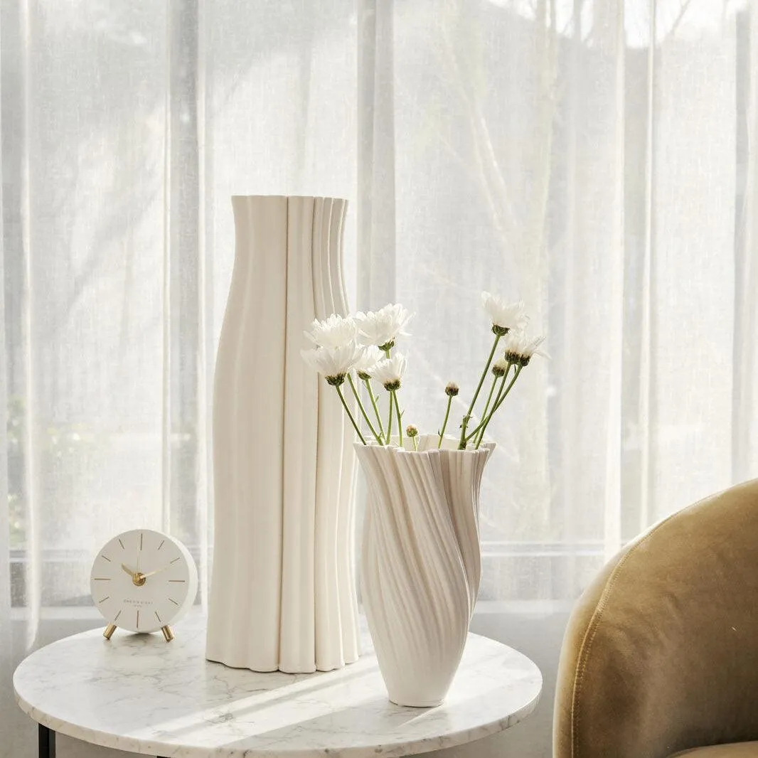 Ivy White Vase | 24cm