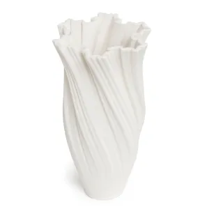 Ivy White Vase | 24cm