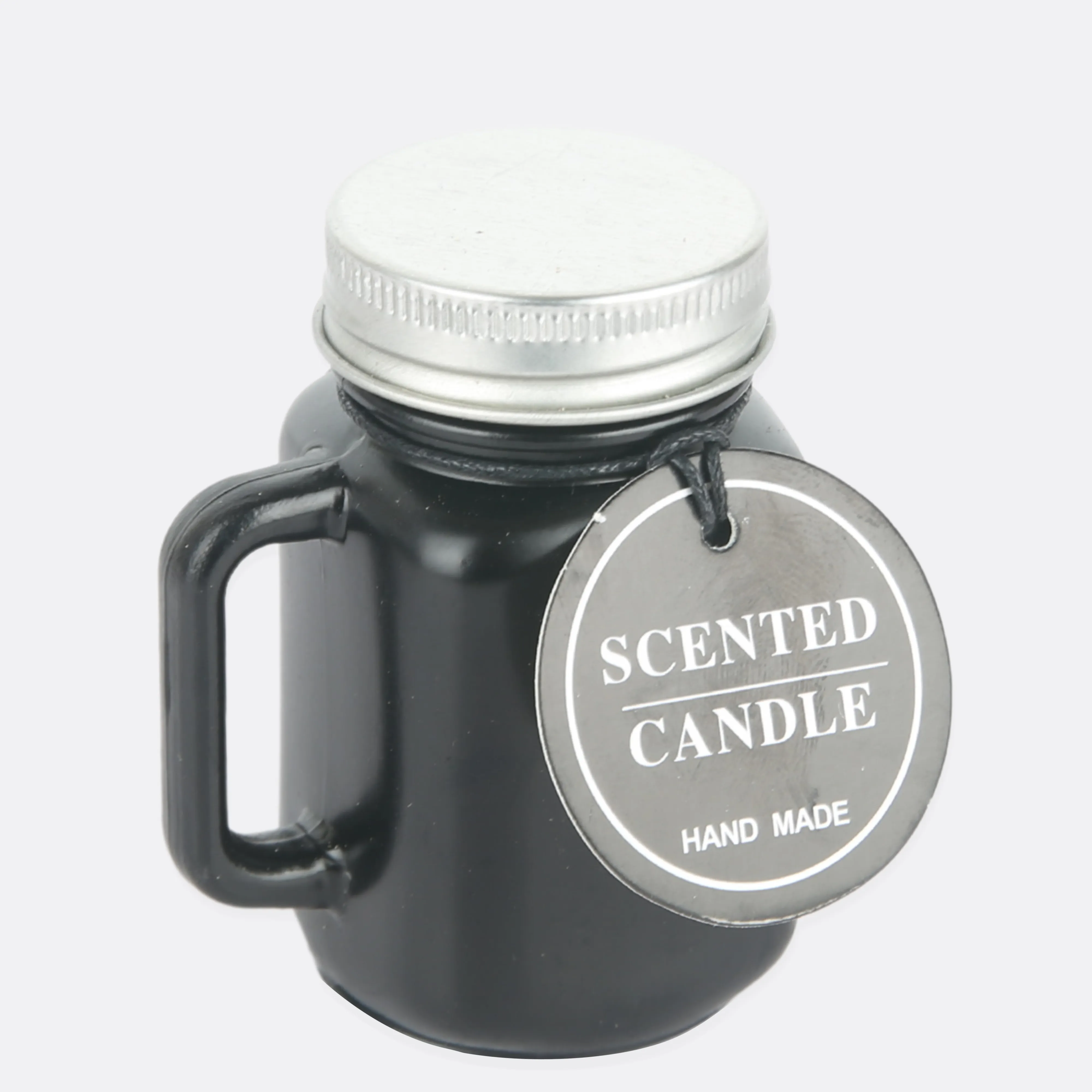 Jar Shaped Scented Candle With Cap ( 4 Colors )