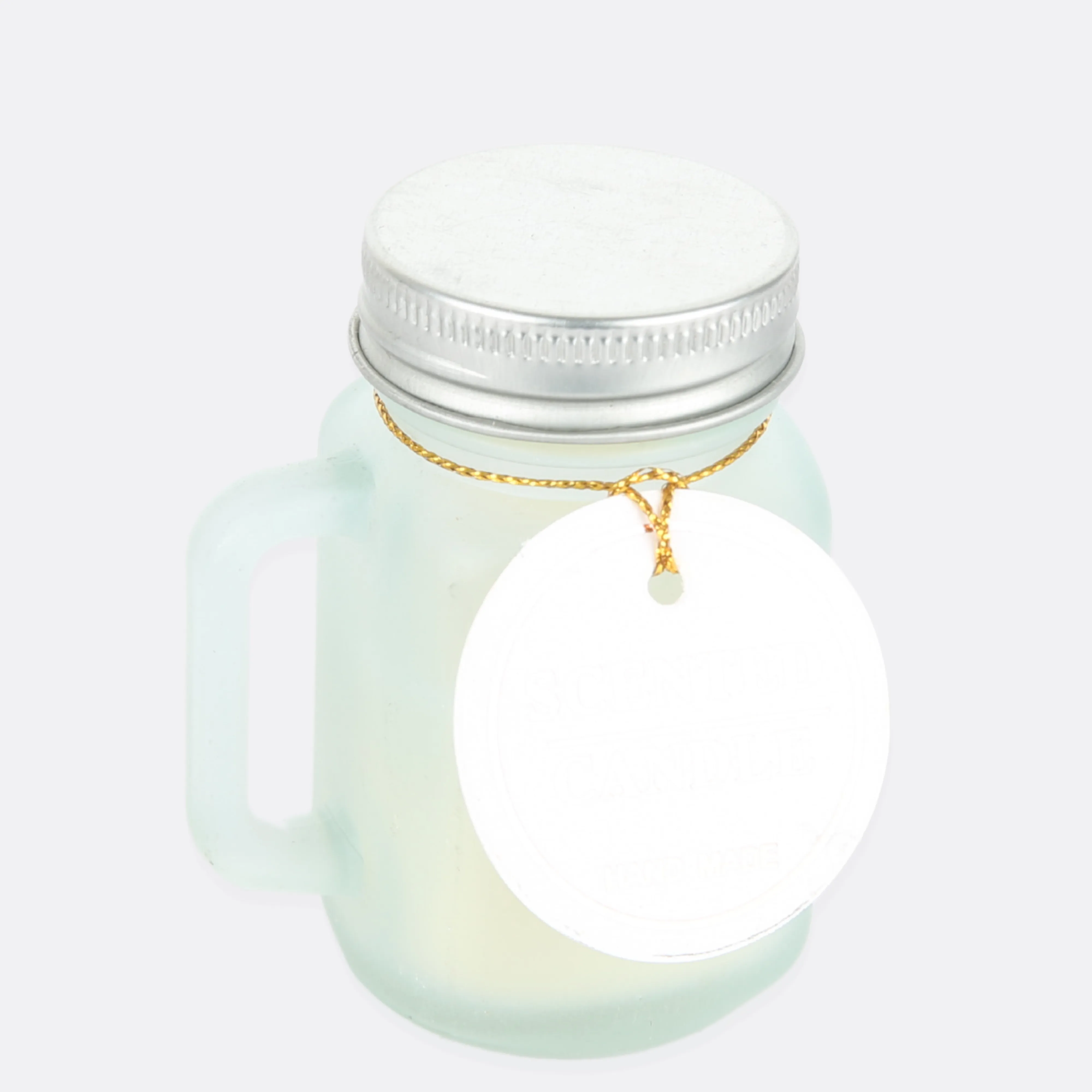 Jar Shaped Scented Candle With Cap ( 4 Colors )