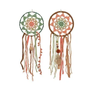 Kaemingk 52cm Dreamcatcher Pom Pom Wall Art (Choice of 2)