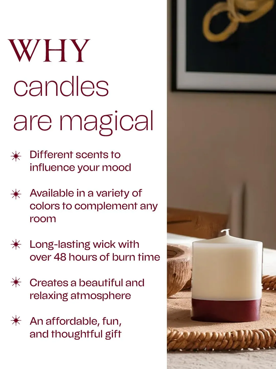 LUXURIATE Sandalwood Aroma Candles 350g | Scented Wax Candels | Gifts for Woman | Frangrance Candle | Premium Luxury Candles | Special Occasion Candles Sandlewood Candle