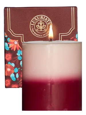 LUXURIATE Sandalwood Aroma Candles 350g | Scented Wax Candels | Gifts for Woman | Frangrance Candle | Premium Luxury Candles | Special Occasion Candles Sandlewood Candle