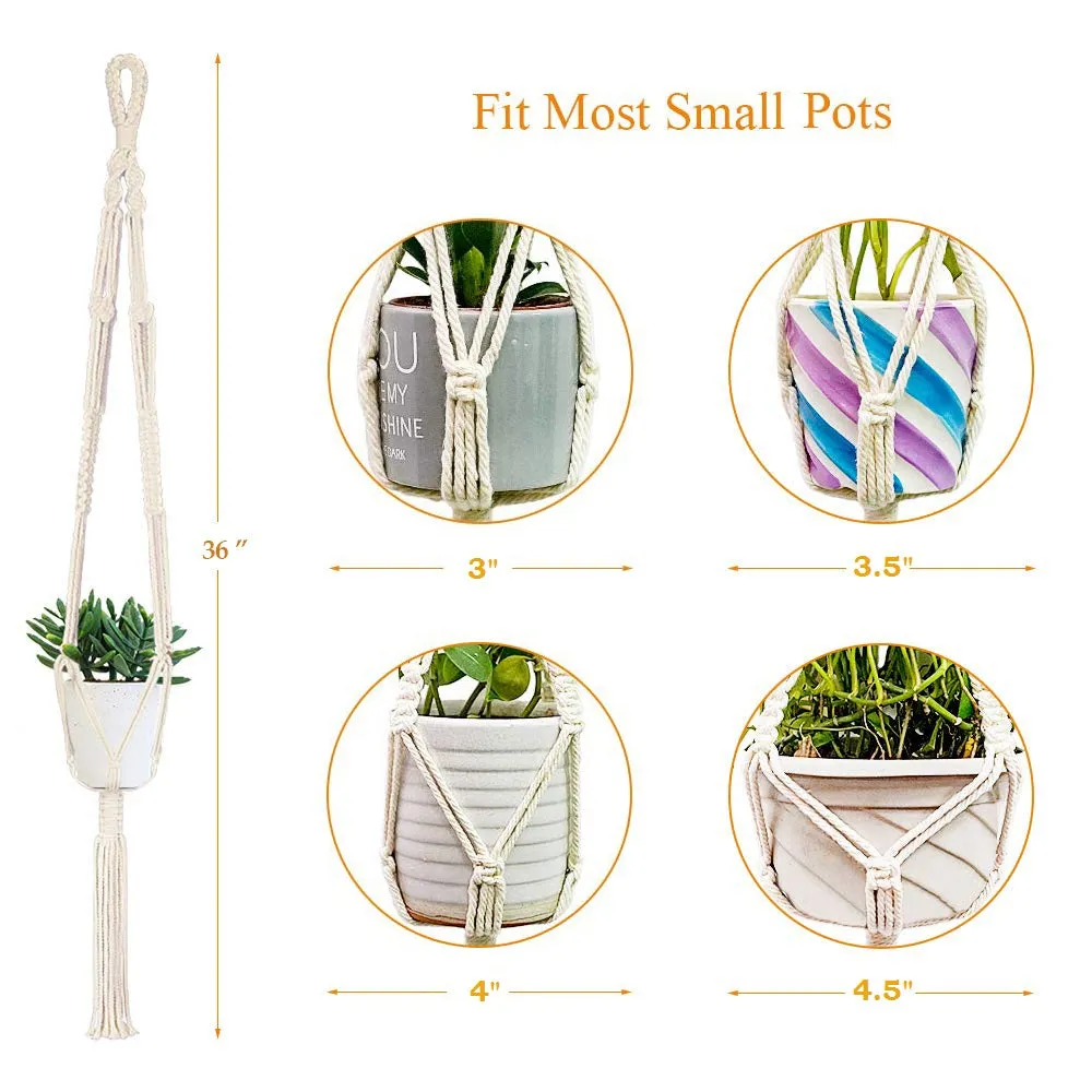 Macrame Plant Hanger (Pack of 3)