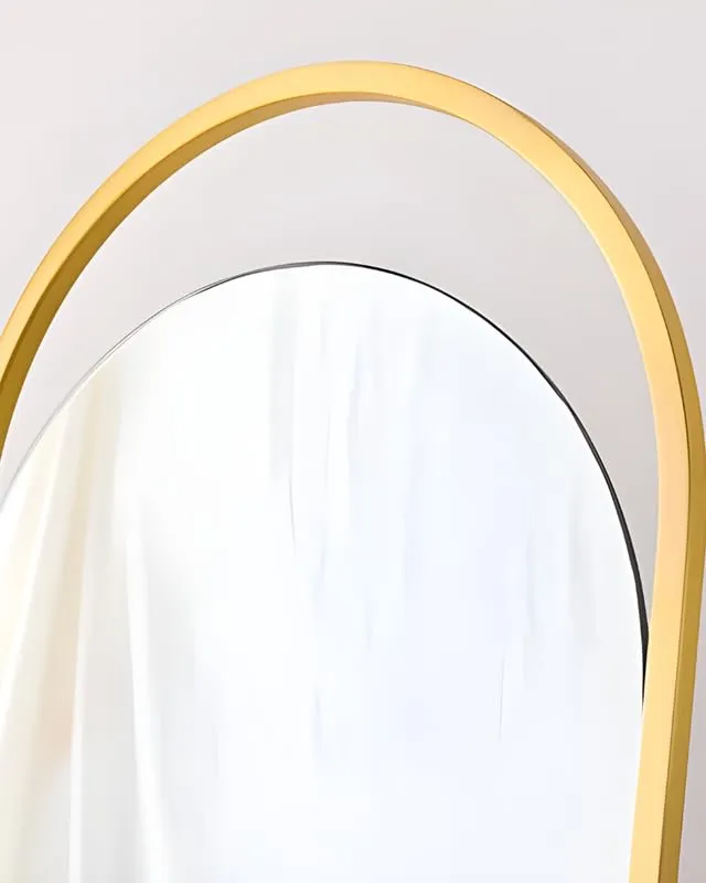 MIRA Luxury Lohita Premium Floor Mirror - 64" Tall x 20" Wide, Bathroom-Proof, Easy Setup, and 3-Year Warranty