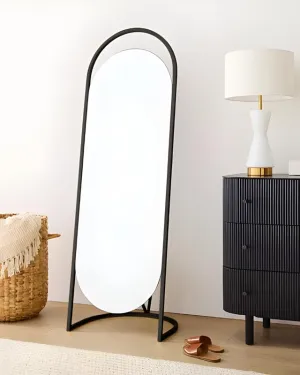 MIRA Luxury Lohita Premium Floor Mirror - 64" Tall x 20" Wide, Bathroom-Proof, Easy Setup, and 3-Year Warranty