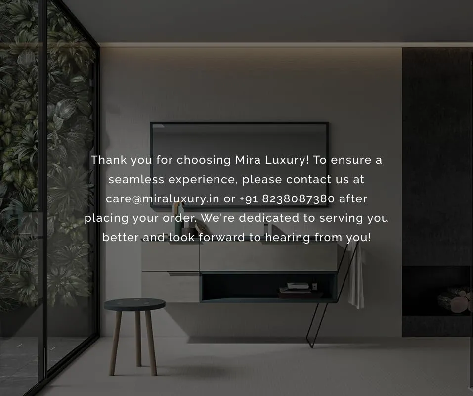 MIRA Luxury Lohita Premium Floor Mirror - 64" Tall x 20" Wide, Bathroom-Proof, Easy Setup, and 3-Year Warranty