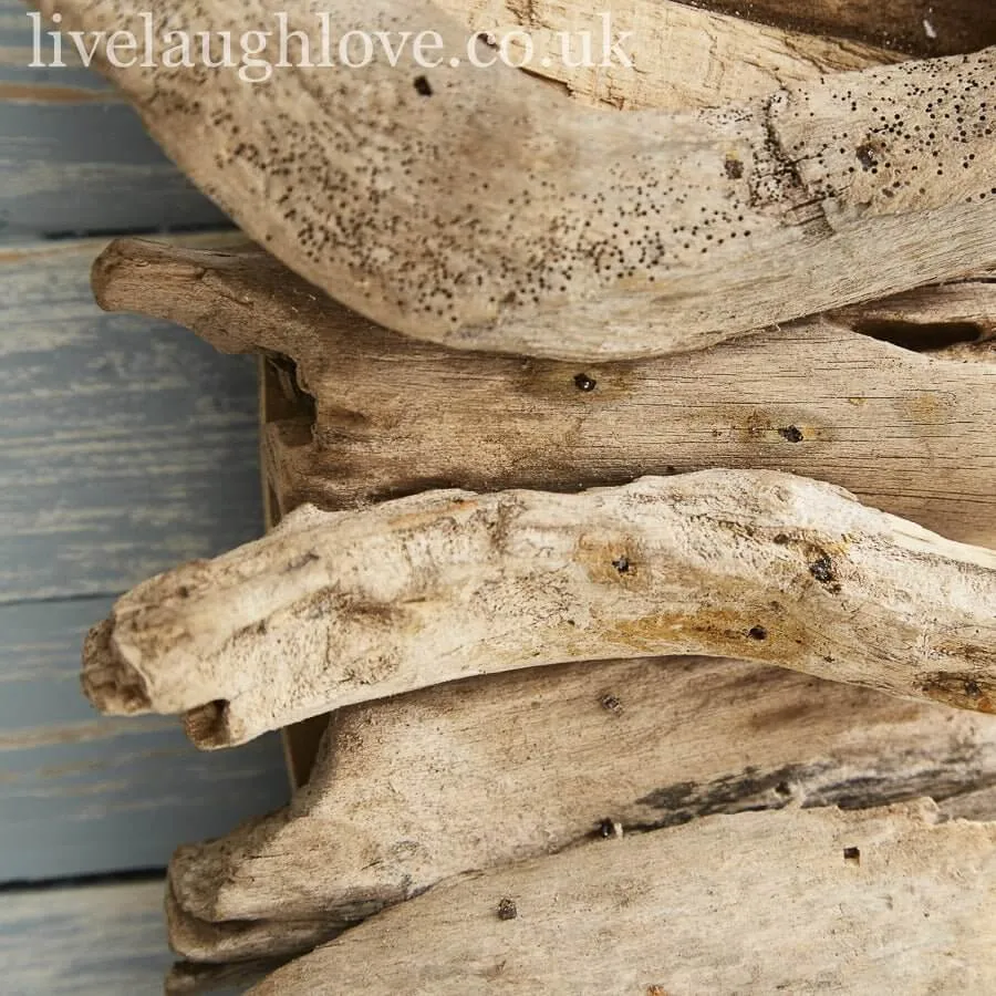 Natural Round Driftwood Mirror