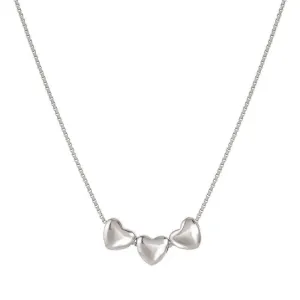 Nomination Armonica Necklace, Hearts, Sterling Silver