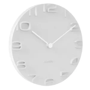 On The Edge Wall Clock - White (42cm)