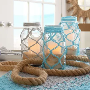 Red Heart Craft Fishnet Jars