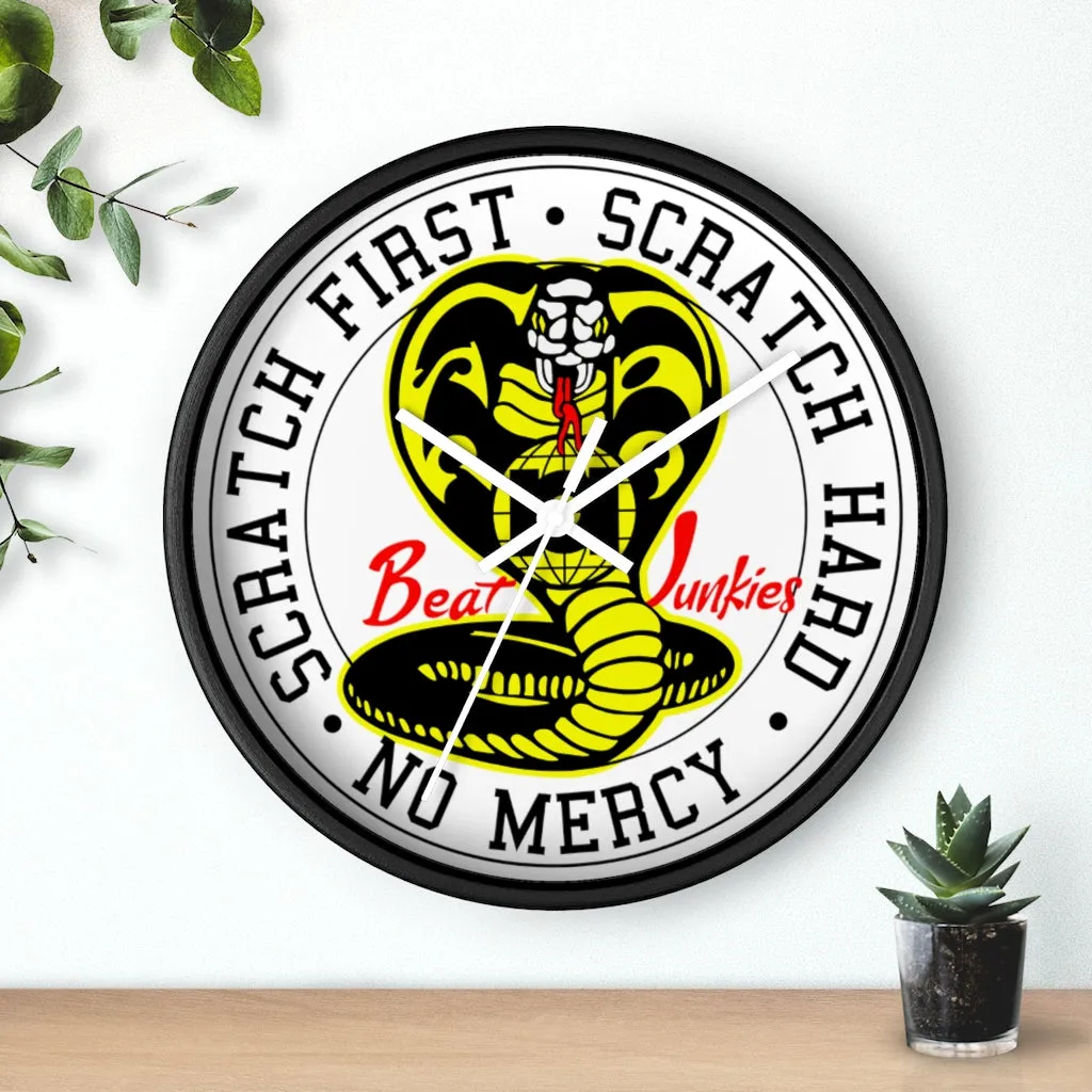 Scratch First Scratch Hard Wall clock