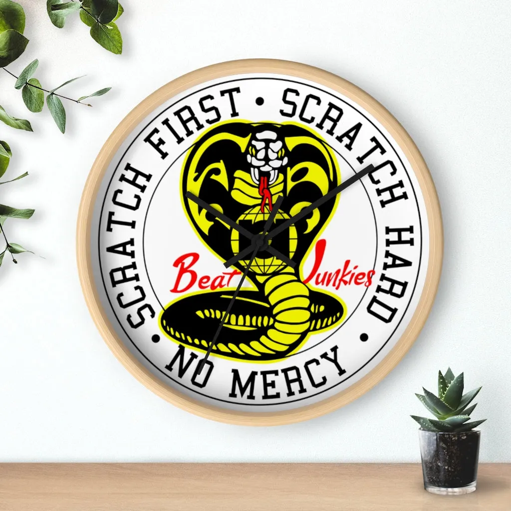 Scratch First Scratch Hard Wall clock