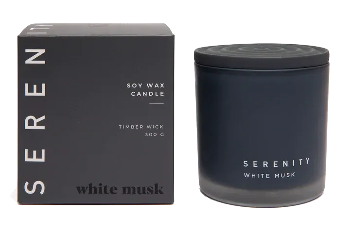 Serenity White Musk Candle (300g)