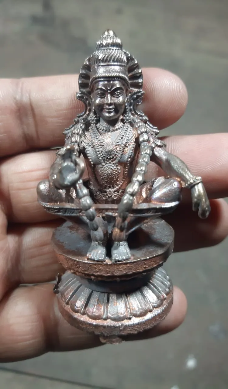 Shabarimala Sree Ayyappa Swamy Statue in Bronze-SILPI001AS