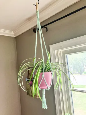 Short & Simple Macrame Plant Hanger - Shan