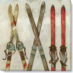 Skis Giclee Wall Art