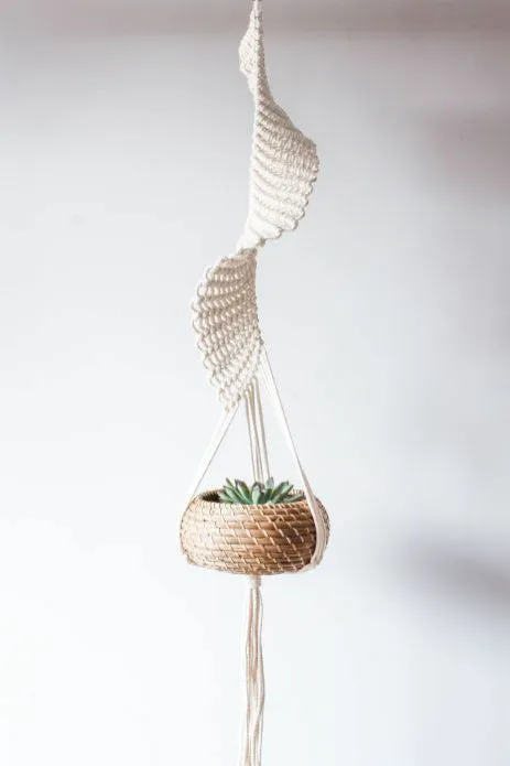 Spiral Macrame Plant Hanger