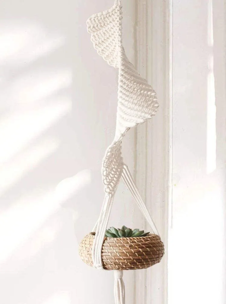 Spiral Macrame Plant Hanger