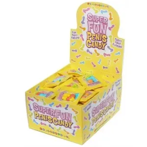 Super Fun Penis Candy - 100 Piece p.o.p Display - 3g Bags