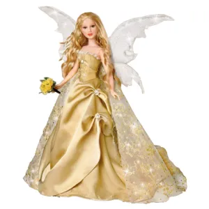 The Ashton - Drake Galleries Innocence Enchanted Fantasy Bride Vinyl Doll Elegantly Sculpted Quality Vinyl with Fairy Wings & Beautiful Eyes Fairy Doll by Nene Thomas 16-inches