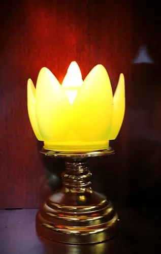 Unique LED Lamp with Moving Flame | Battery Operated LED Light for Home Decoration | Gift for All Occasion| Idhaya Crafts