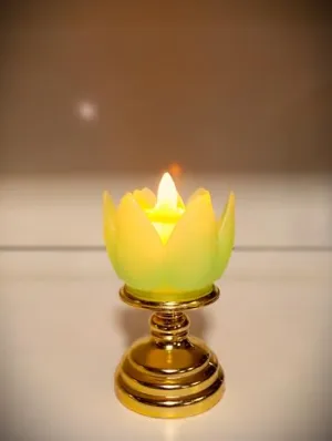 Unique LED Lamp with Moving Flame | Battery Operated LED Light for Home Decoration | Gift for All Occasion| Idhaya Crafts