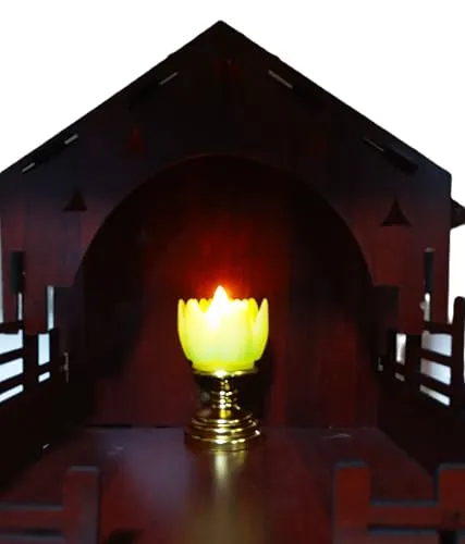 Unique LED Lamp with Moving Flame | Battery Operated LED Light for Home Decoration | Gift for All Occasion| Idhaya Crafts