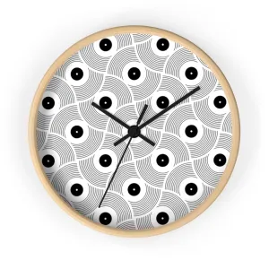 VINYL 02 PATTERN WALL CLOCK