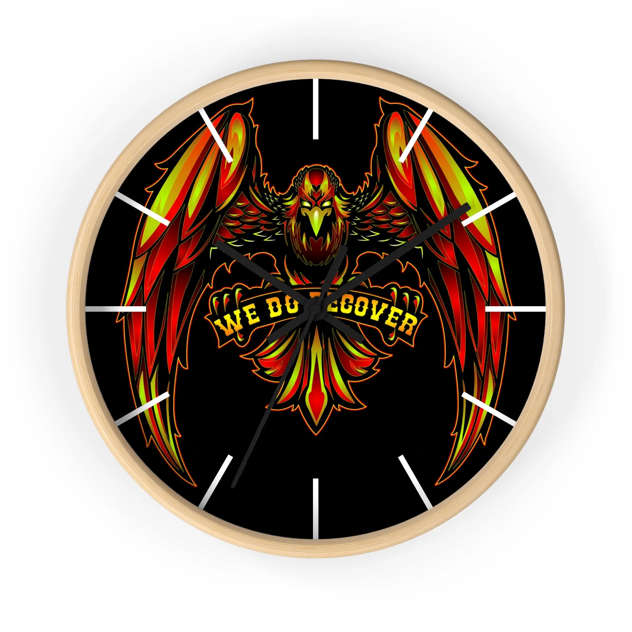 We Recover Eagle  Wall clock