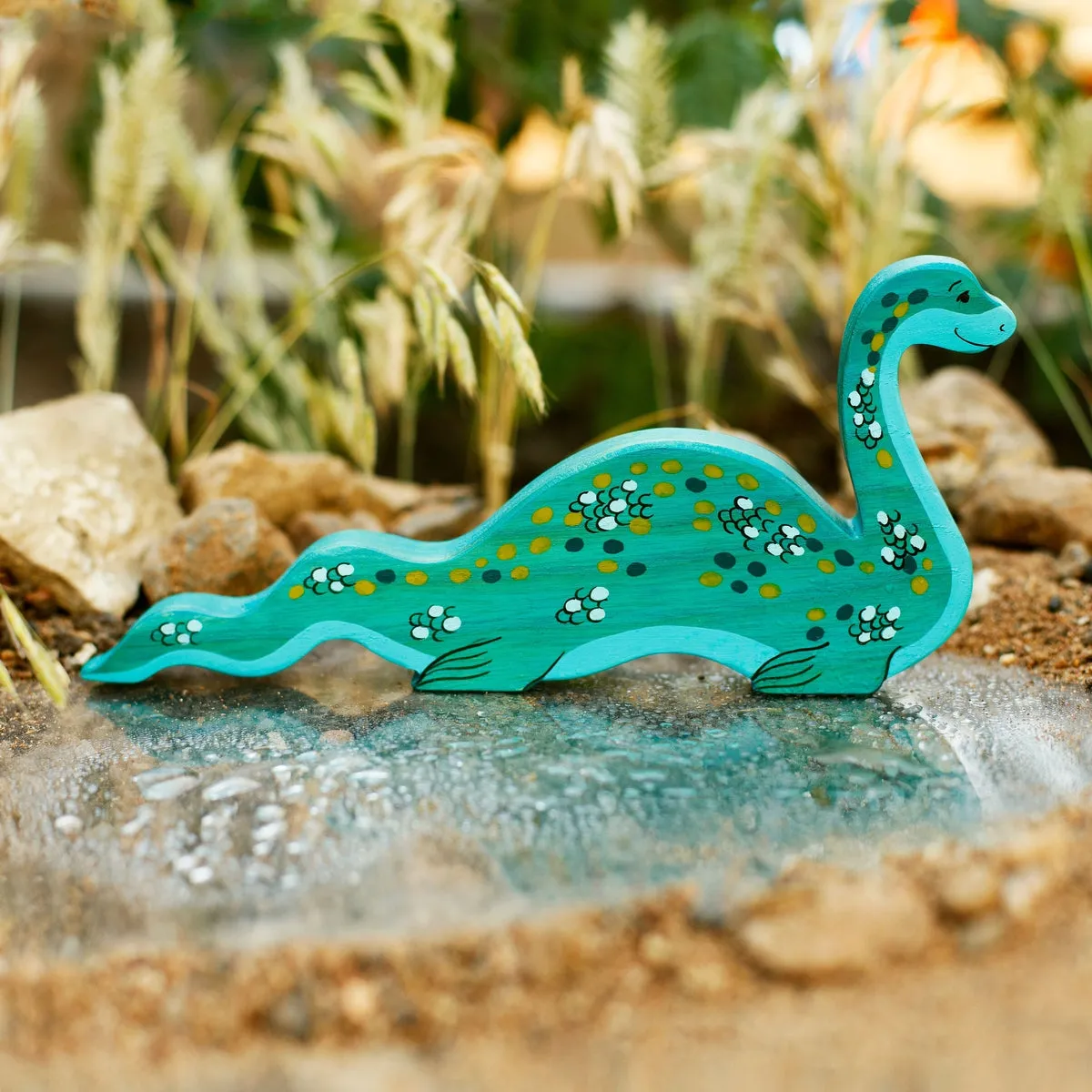 Wooden Caterpillar Loch Ness Monster Nessie