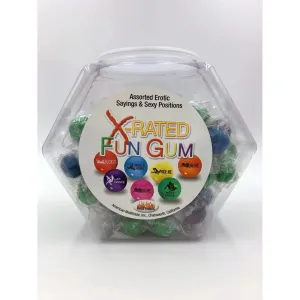 X-Rated Fun Gum - 90 Piece Bowl - Assorted