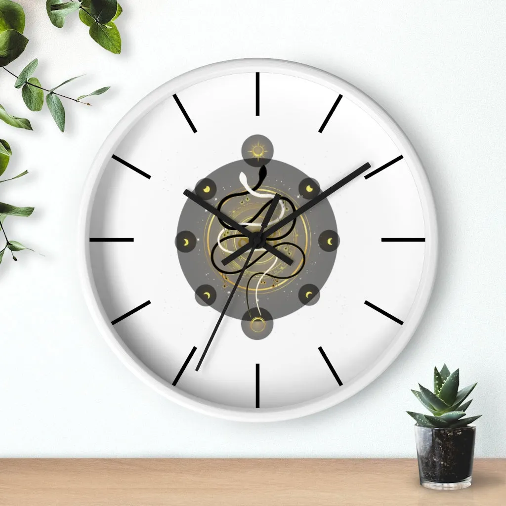 Yoga Spiritual Meditation Wall clock - Harmony 888 Angel Number