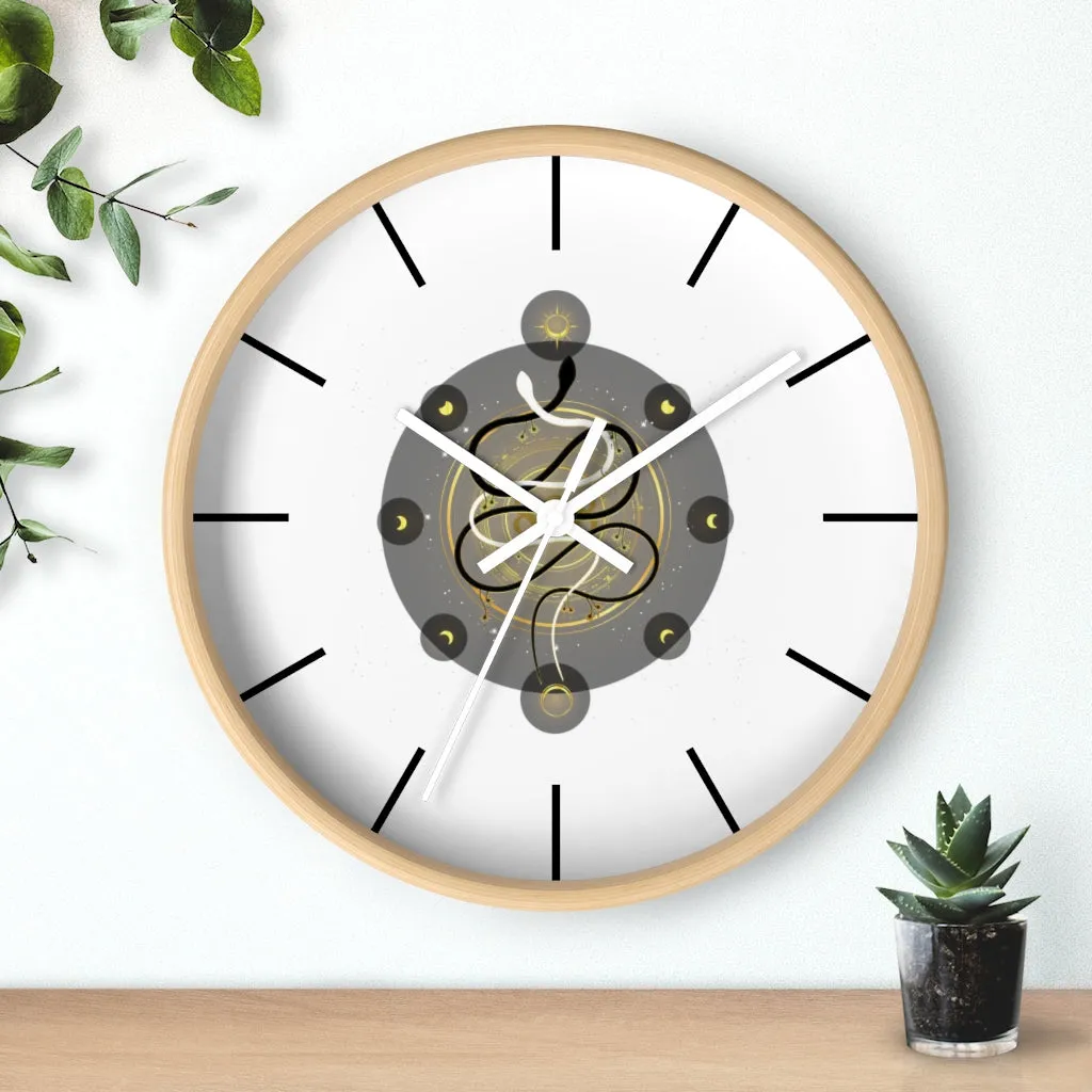 Yoga Spiritual Meditation Wall clock - Harmony 888 Angel Number