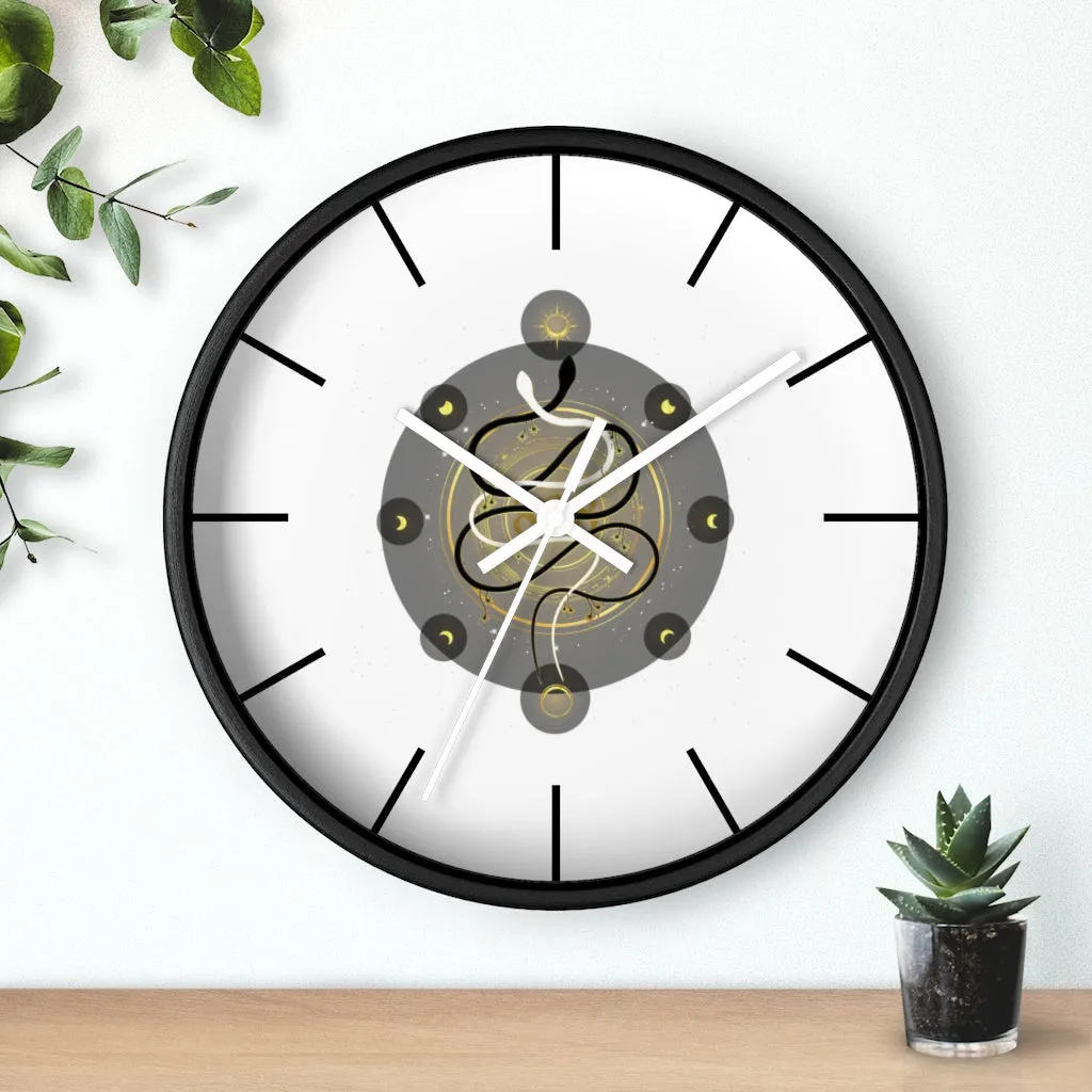 Yoga Spiritual Meditation Wall clock - Harmony 888 Angel Number